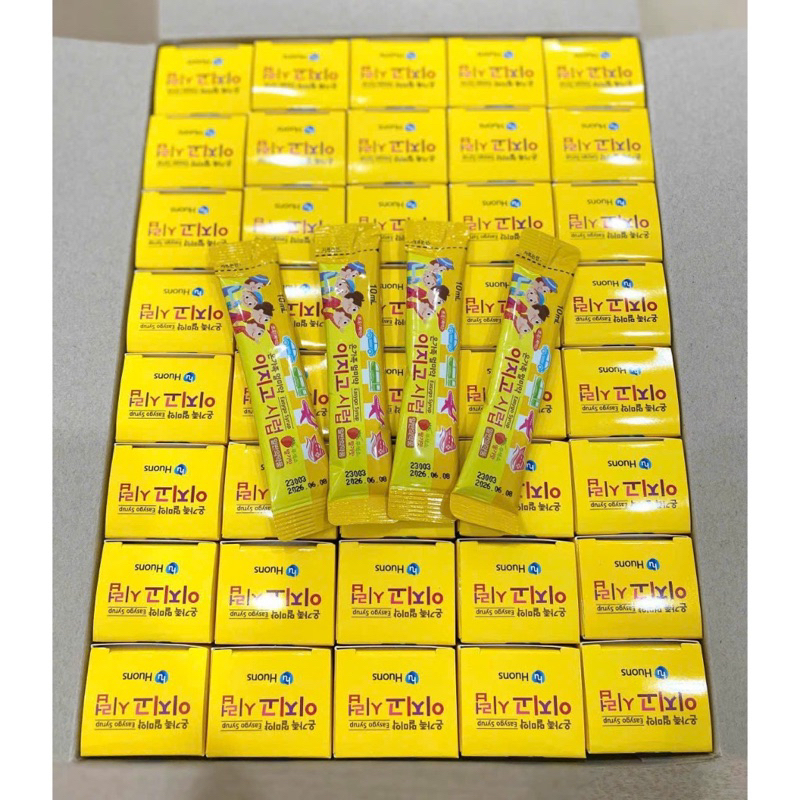 Siro hỗ trợ giảm say tầu xe Hàn Quốc cho bé và gia đình Easygo Hộp 10ml x 4 gói