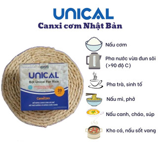 Canxi cơm unicalNhật Bản, Phòng chống thiếu canxi cho bà bầu và bà mẹ cho con bú, sản phẩm của Đề án 818 Tổng cục DS