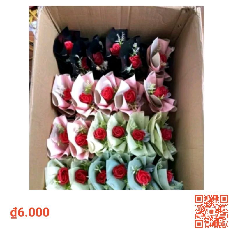 Bó hoa sáp thơm 1b