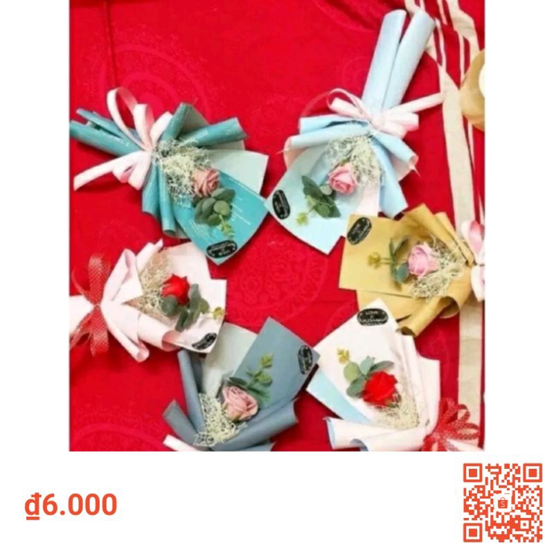 Bó hoa sáp thơm 1b