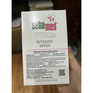 {Xả hàng nghỉ bán} Dung dịch vệ sinh phụ nữ Sebamed pH3.8 200ml