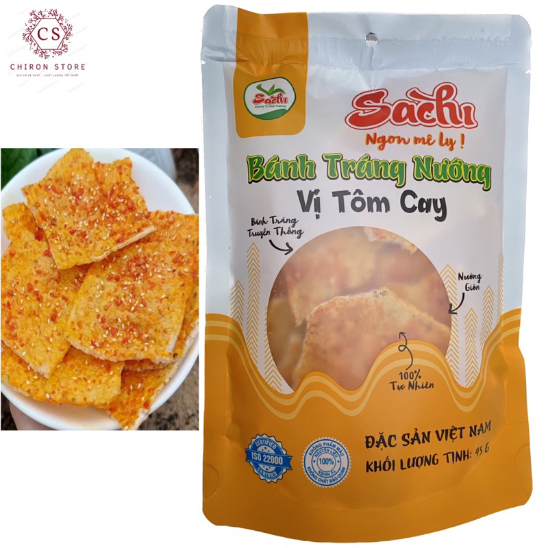 BÁNH TRÁNG NƯỚNG SACHI TẨM VỊ -NGON MÊ LY