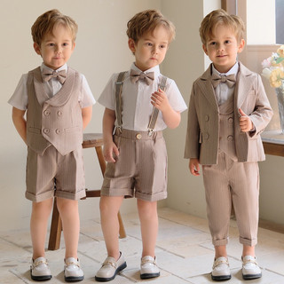 Set vest cho bé trai kèm nơ và hoa