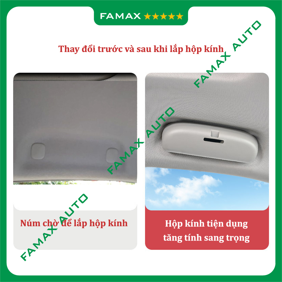 Hộp đựng kính ô tô MITSUBISHI. Hộp đựng kính xe ô tô Xpander, Attrage, Mirage, Triton, Outlander, Pajero Sport