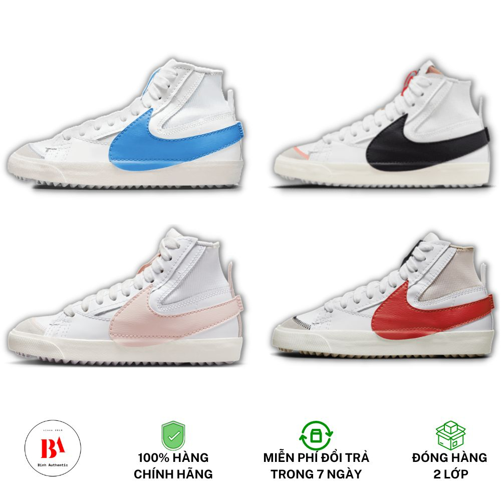 CHÍNH HÃNG Giày Blazer Mid Jumbo Trắng