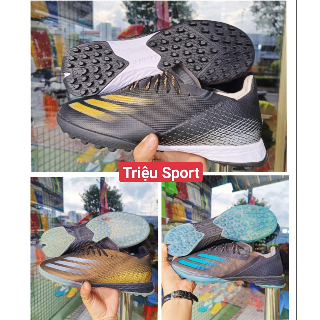 giày đá bóng x ghosted.1 TF ( khâu đế + tất + hộp )