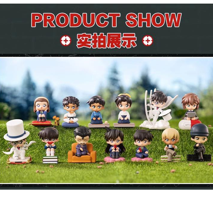 Mô hình Conan Ran Shinichi Akai Amuro Haibara Sonoko Makoto Hattori Kazuha Kogoro từ Pop Mart