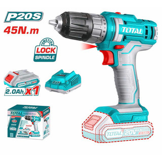 (KKT) Máy khoan siết vít 20V TOTAL TDLI200518 (mẫu 2023, 1 pin 2Ah) (Chính hãng TPC)