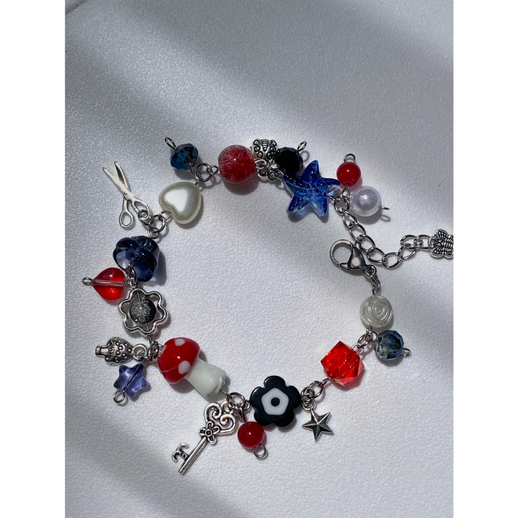 JOMÉ MARIO_INSPIRED BRACELET_Vòng tay handmade bằng thép không gỉ phong cách harajuku, y2k