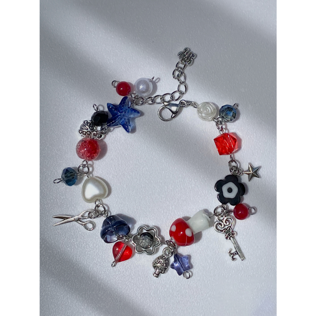 JOMÉ MARIO_INSPIRED BRACELET_Vòng tay handmade bằng thép không gỉ phong cách harajuku, y2k