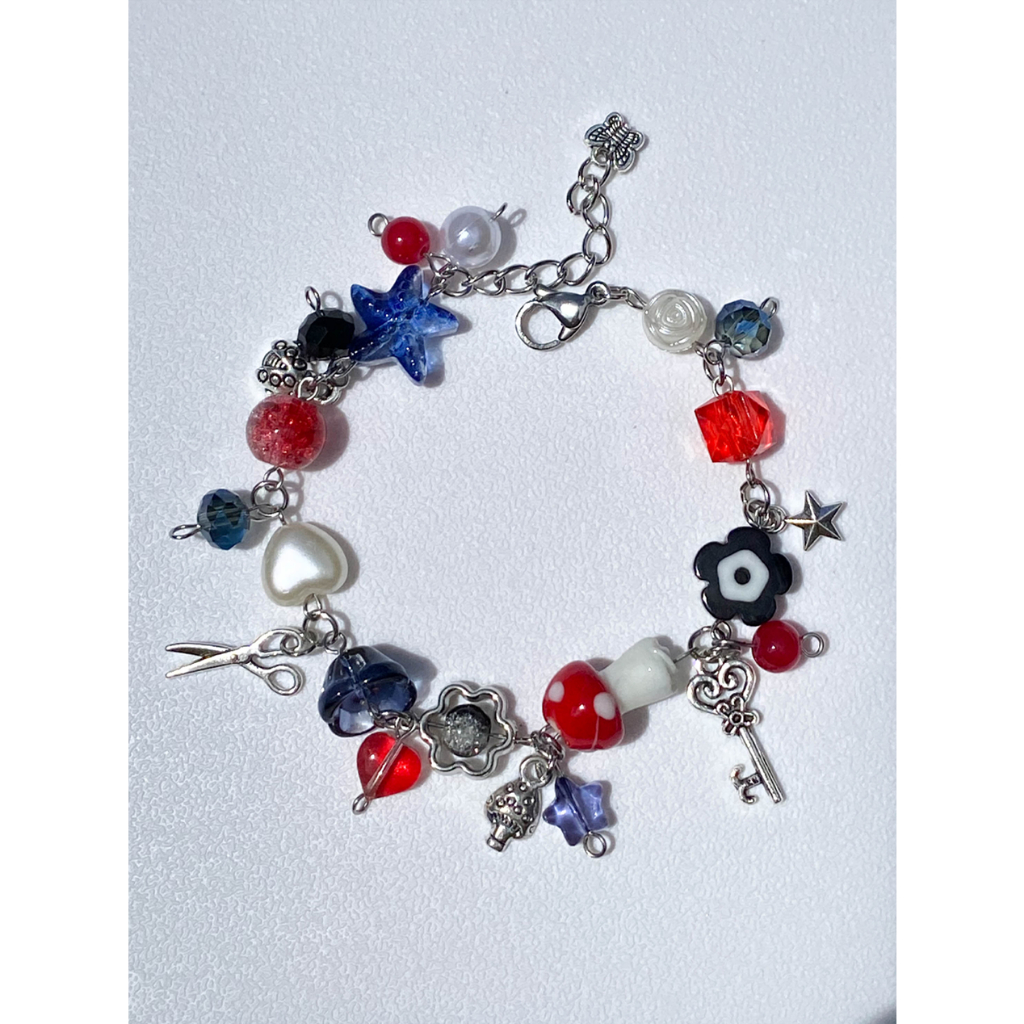 JOMÉ MARIO_INSPIRED BRACELET_Vòng tay handmade bằng thép không gỉ phong cách harajuku, y2k