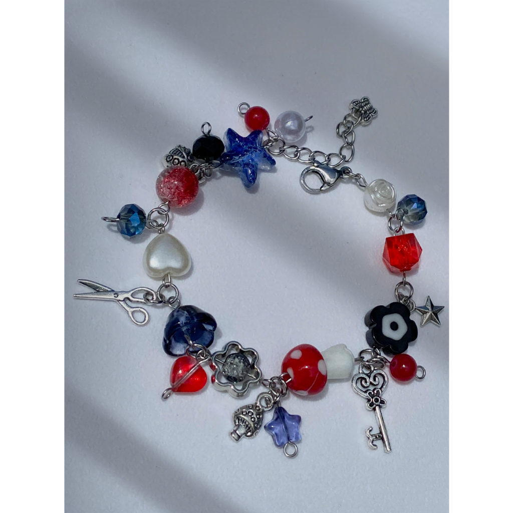 JOMÉ MARIO_INSPIRED BRACELET_Vòng tay handmade bằng thép không gỉ phong cách harajuku, y2k