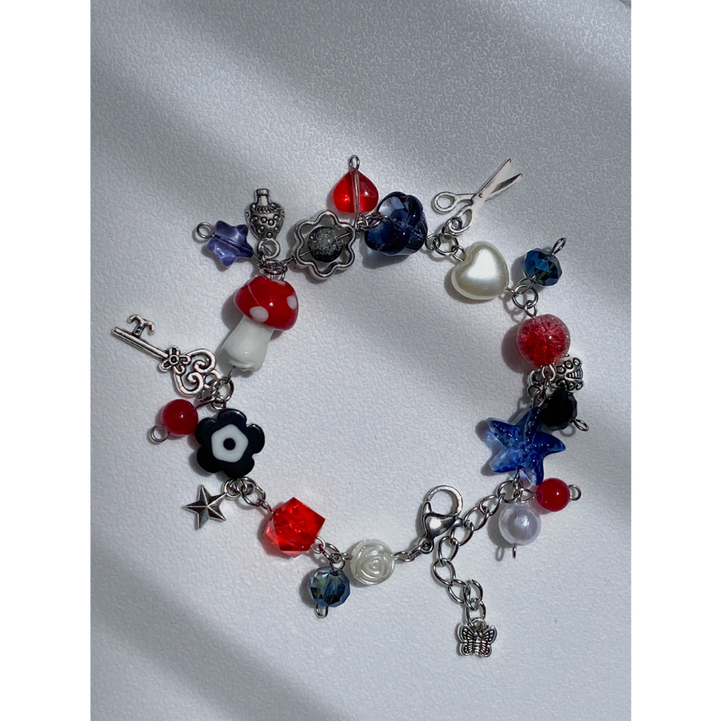 JOMÉ MARIO_INSPIRED BRACELET_Vòng tay handmade bằng thép không gỉ phong cách harajuku, y2k