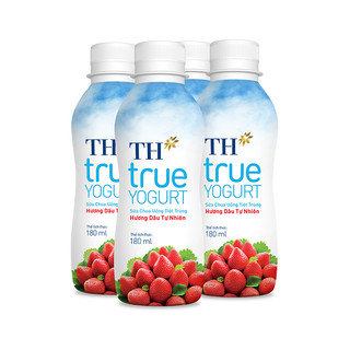Lốc 4 LỌ sữa chua uống tiệt trùng TH True Yogurt các vị 180ml