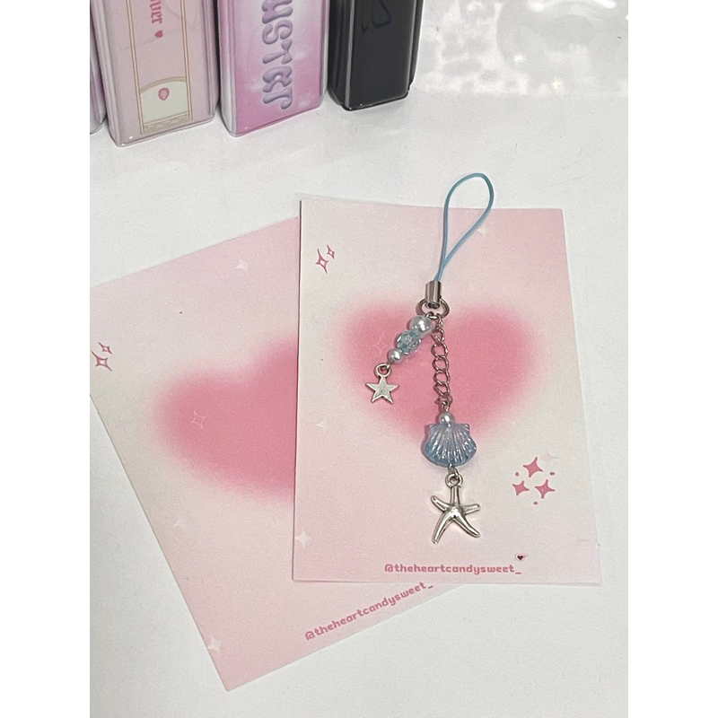 [ 𝚃𝚑𝚎 𝙾𝚌𝚎𝚊𝚗 ] 𓇼 🌊 🐚 Móc khoá bỉn xanhhhh
