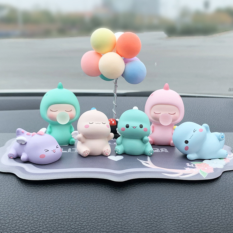Mô Hình Trang Trí Taplo Ô Tô, Xe Hơi, Bàn Làm Việc, Bàn Học, Phòng Khách, Khủng Long Mini Siêu Cute