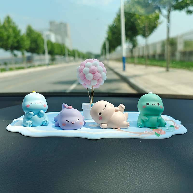 Mô Hình Trang Trí Taplo Ô Tô, Xe Hơi, Bàn Làm Việc, Bàn Học, Phòng Khách, Khủng Long Mini Siêu Cute