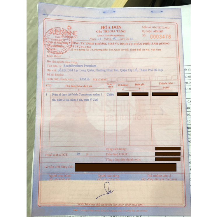 Núm Ti Thay Thế Bình Sữa Comotomo - Chất Liệu  Silicon Siêu Mềm - TÁCH LẺ NÚM