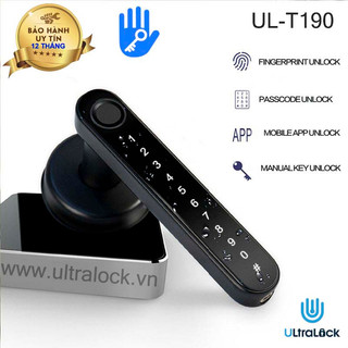  UL-T190 5 trong 1 - Khóa cửa vân tay thông minh dành cho gia đình căn hộ công ty khách sạn 