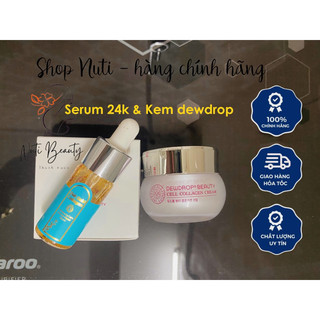 Combor Serum 24k + Dewdrop làm da căng bóng se khít lỗ chân lông - NUTI
