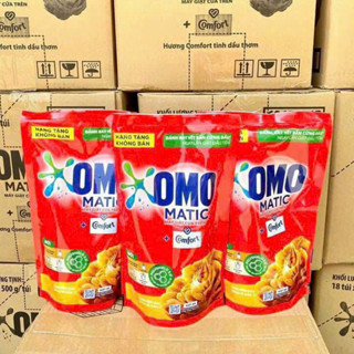 Nước giặt OMO Matic Comfort hương thanh xuân dành cho máy giặt - Hàng tặng túi 350g