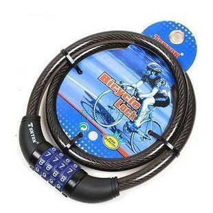 Ổ khóa số đổi mật khẩu dây cáp tonyon 4 số khóa xe đạp, xe điện, xe máy chắc chắn, an toàn