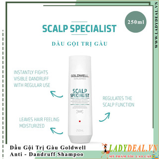 Dầu Gội Giảm Gàu Goldwell Dualsenses Anti Dandruff Shampoo 250ml
