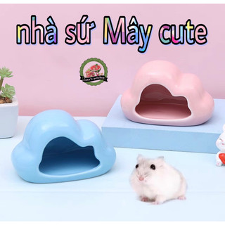 Nhà ngủ sứ đám mây cho hamster. Nhà làm mát cho hamster