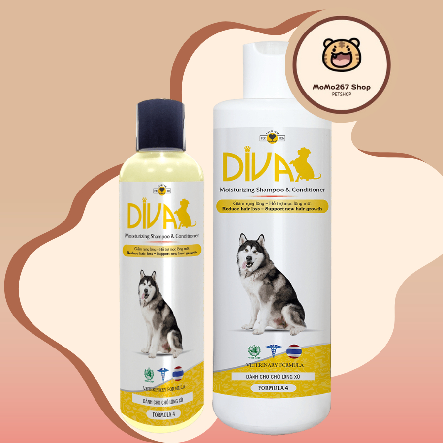Sữa tắm chó mèo dưỡng ẩm khử mùi DIVA