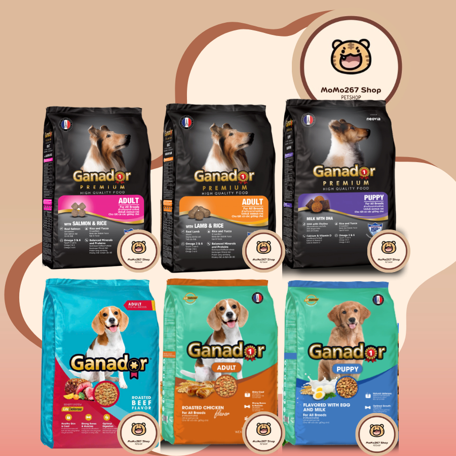 COMBO 5gói x400g Thức Ăn Ganador cho chó
