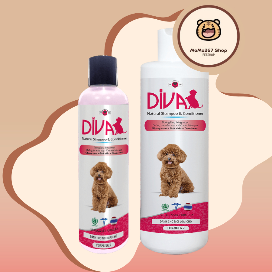 Sữa tắm chó mèo dưỡng ẩm khử mùi DIVA