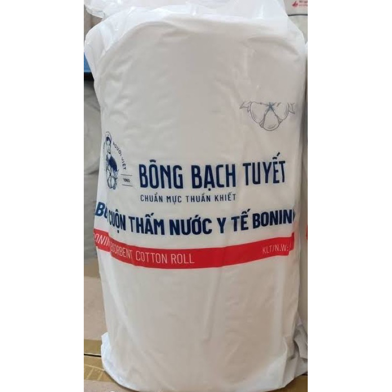 Bông Gòn cắt miếng Sẵn 1kg Vệ Sinh cho bé 7x7, 10 x 10 - Chính hãng Bông Bạch Tuyết
