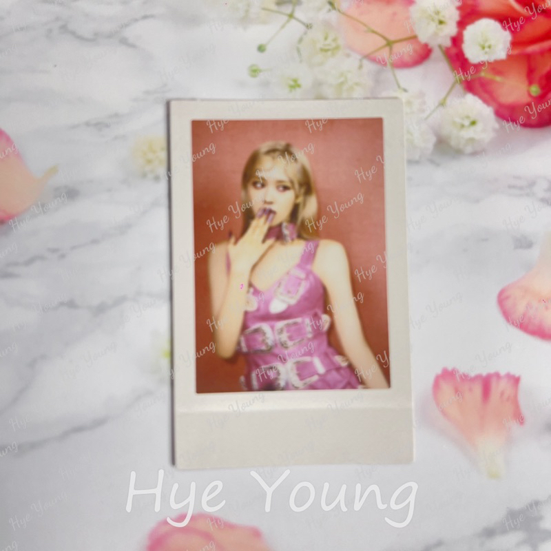 [CHÍNH HÃNG] CARD BO GÓC OFFICIAL BLACKPINK ROSE