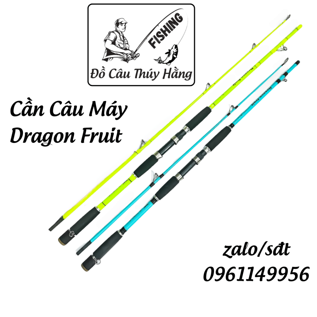 Cần Câu Dragon Fruit Toro Chính Hãng - Chất Liệu Thép Carbon Hóa - Tặng Cuộn 100m Cước Tiagra
