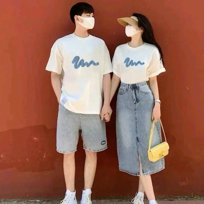 Áo cặp nam nữ, áo đôi in hình đáng đáng yêu chất cotton thoáng mát thấm hút tốt phong cách hàn quốc