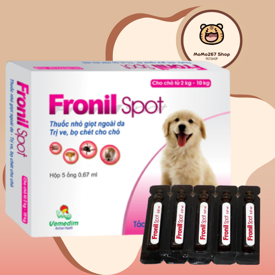 Ống nhỏ FRONIL SPOT - ve, bọ chét cho chó