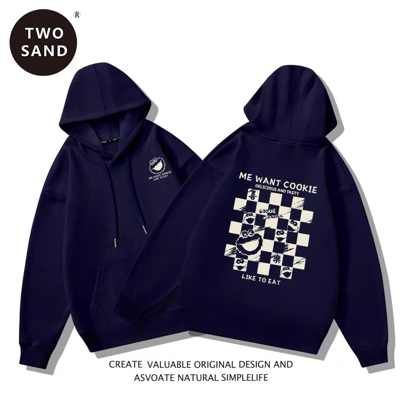 Áo hoodie có mũ unisex form rộng deliz mặc cho cặp đôi nam nữ kiểu dáng basic nhiều màu thời trang