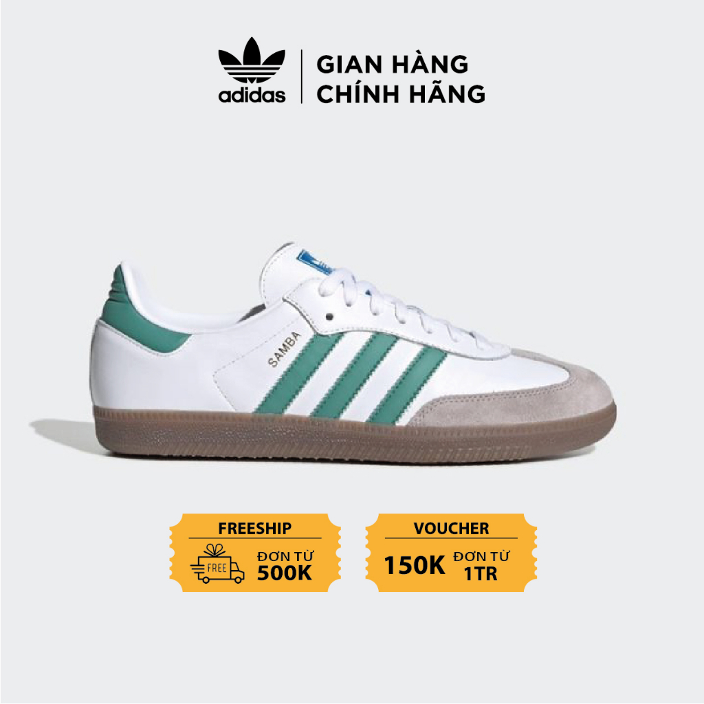 Giày adidas samba green OG EF6552