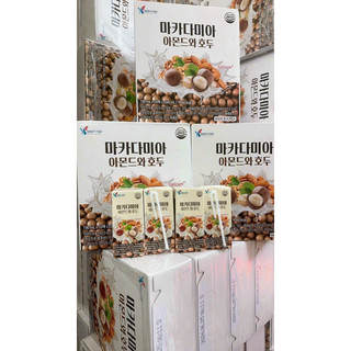 Sữa hạt Macca hạnh nhân óc chó Hàn Quốc ( 16 hộp x 190ml )