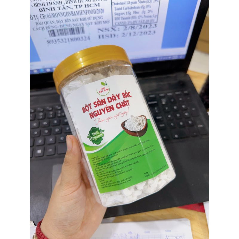 Bột sắn dây nguyên chất loại 1 gói 500gr