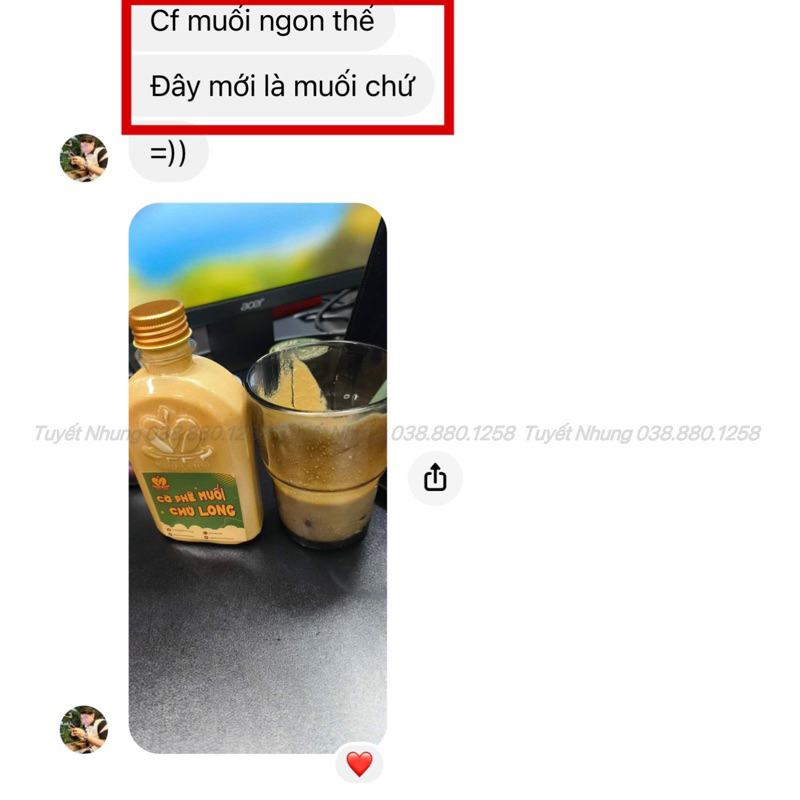 Cafe muối chú Long