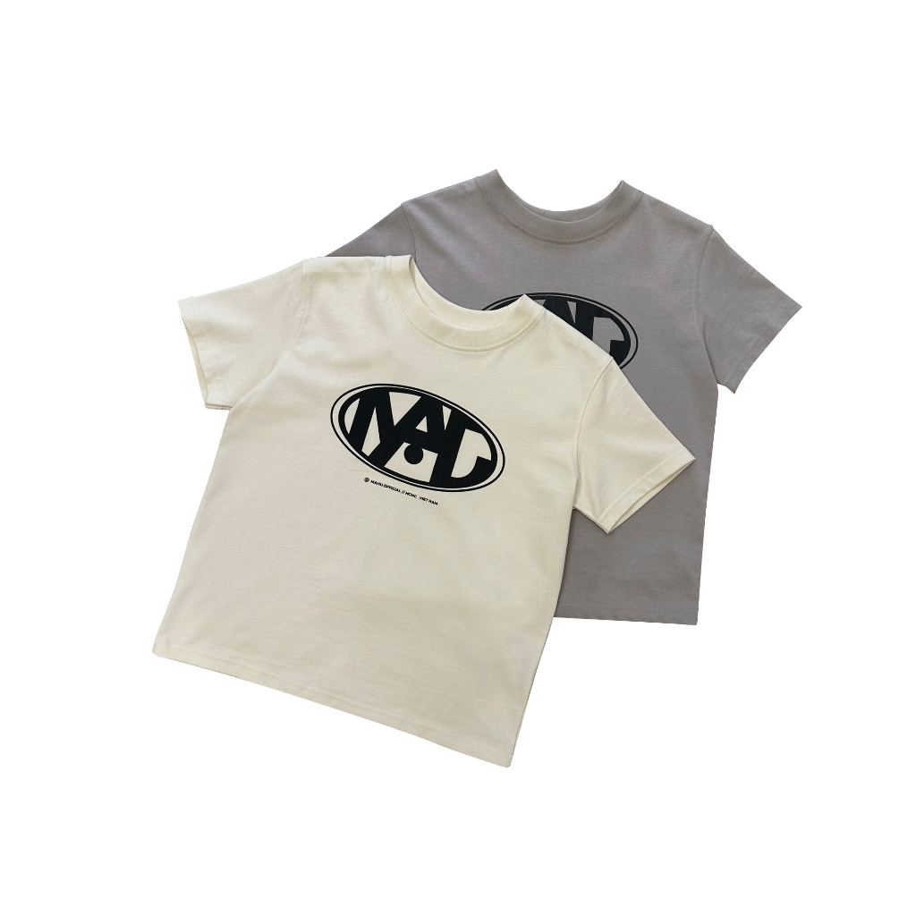 MAHU - ÁO THUN NỮ TAY NGẮN IN LOGO BABY TEE COTTON 2 CHIỀU.