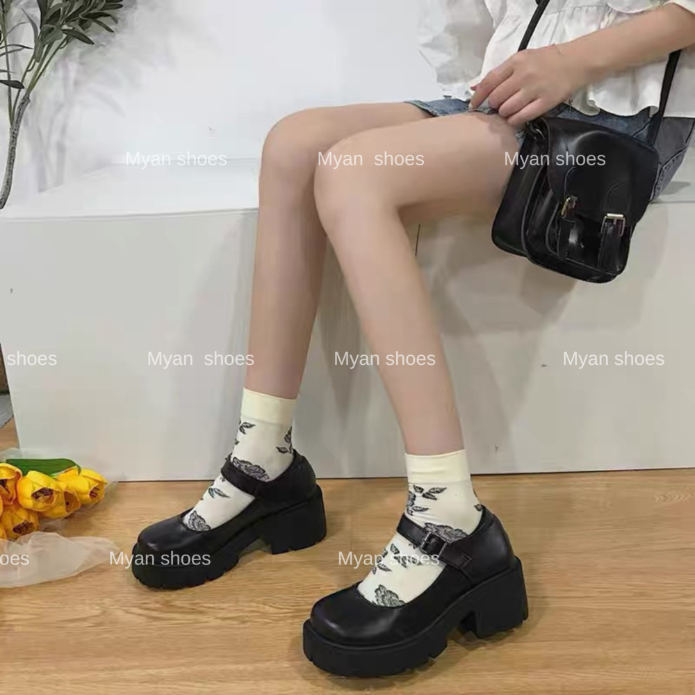 Giày Học Sinh Lolita Dây Cài 5cm Phong Cách Hàn Quốc hottrend