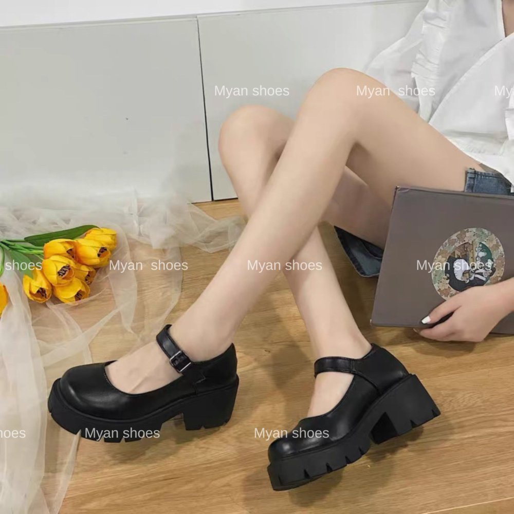 Giày Học Sinh Lolita Dây Cài 5cm Phong Cách Hàn Quốc hottrend