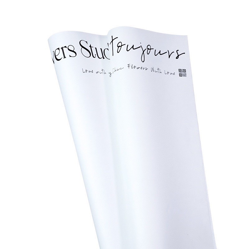 Tập 20 giấy gói hoa chữ LOVE studio khổ 30*40cm_hn