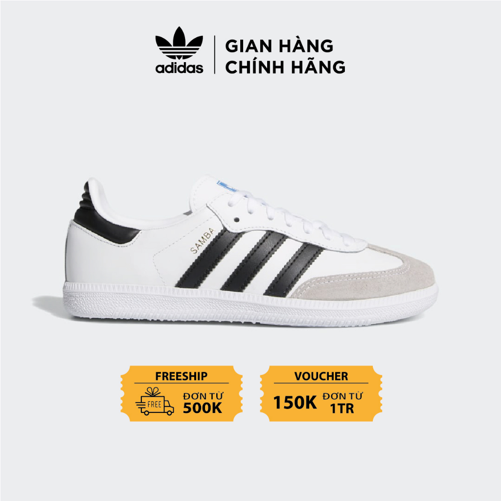 Giày adidas samba adv white navy GW3158