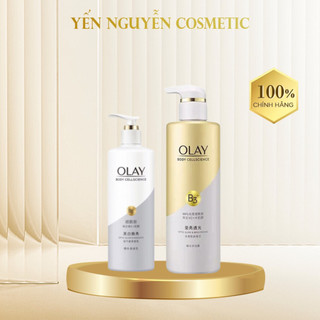 Sữa Tắm& Dưỡng Thể Dưỡng Trắng Dưỡng Ẩm Toàn Thân Olay Body Cellscience B3+ Optic Glow & Brightening 500ml