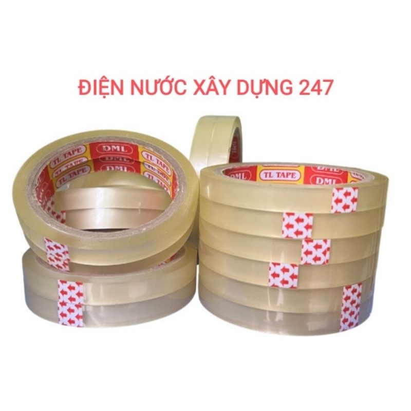1 CUỘN BĂNG KEO TRONG BẢN NHỎ 1.2CM / 12MM