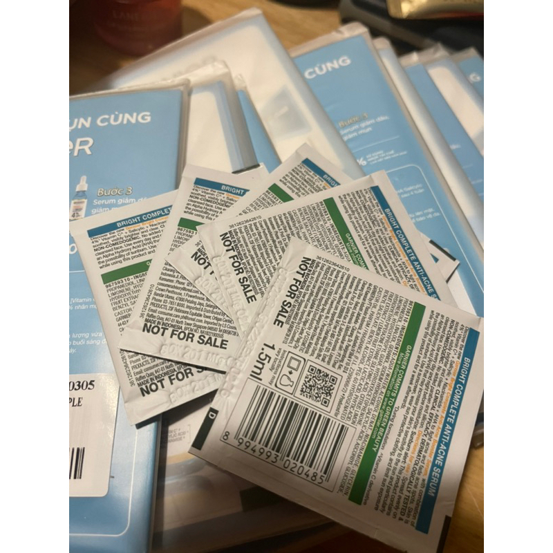 Combo 5 gói tinh chất dưỡng GARNIER