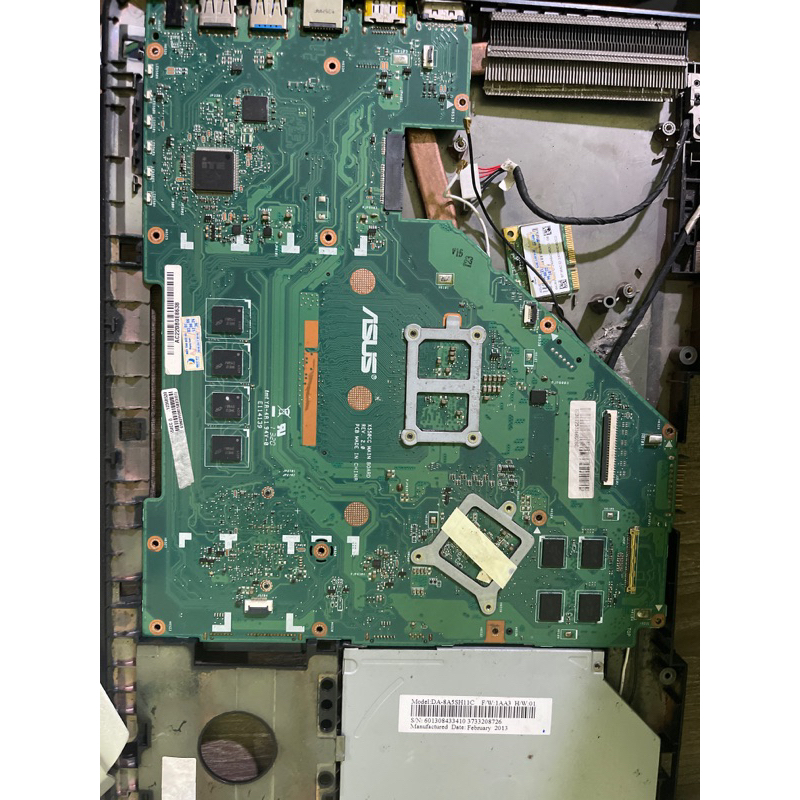 Main Asus X550CC, X550CA Core I5 Card rời zin bóc máy
